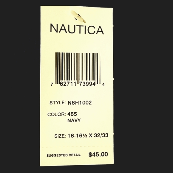 2/$35 NWT Nautica Men's Dress shirt 16-16.5 - Picture 3 of 8